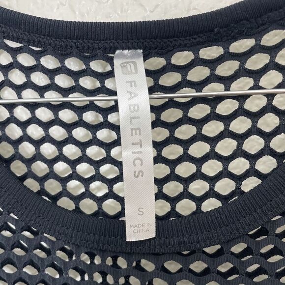 Fabletics Black Mesh Dress Sarah Mini Dress Size Small - Picture 3 of 11